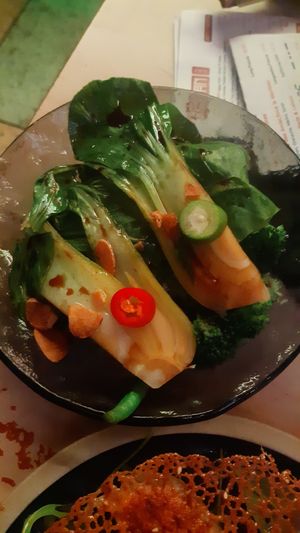 Steamed greens at BIGFAN in Dublin