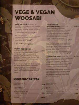 Apologies for the poor quality! at Woosabi in Gdansk