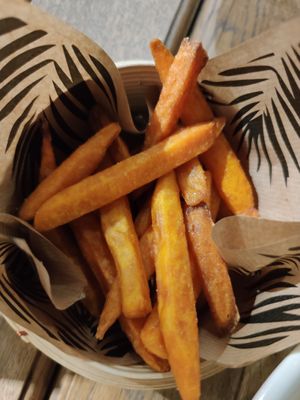 Sweet potato fries at Woosabi in Gdansk