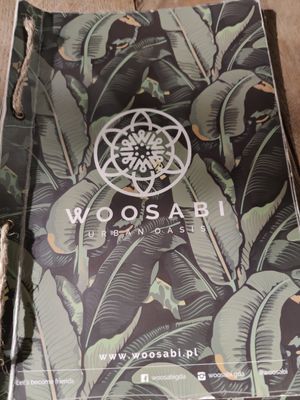 Menu at Woosabi in Gdansk