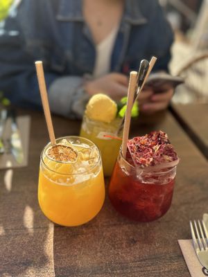 Left to right: passion lime (our favorite), mango splash, katana  at Woosabi in Gdansk