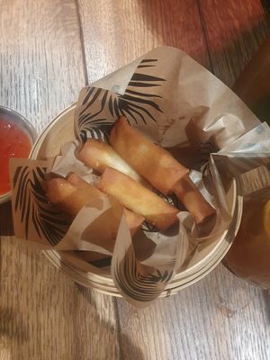 Spring rolls at Woosabi in Gdansk