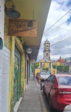 Frente a la iglesia 😄 at Vale Vegan in San Andres Cholula