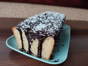 Babka kokosowa at Wege Jadło in Gryfino