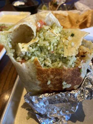 burrito with tofu, no cheese  at Green Lemon in Tampa