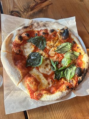 Margarita pizza  at Fiasco in Seattle