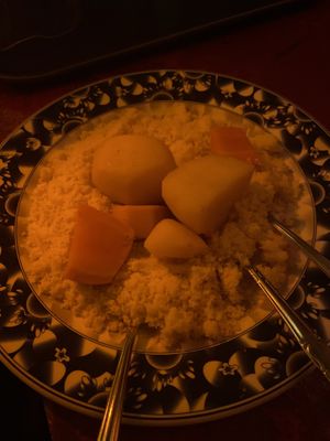 Couscous plate at Marrakesh in Philadelphia