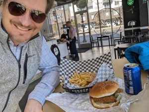 Love is love and Delicious! Thanks vegan daddy! at Vegan Daddy Meats in Salt Lake City