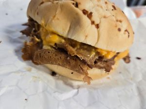 Varbys Veef & Cheddar 🤤 at Vegan Daddy Meats in Salt Lake City