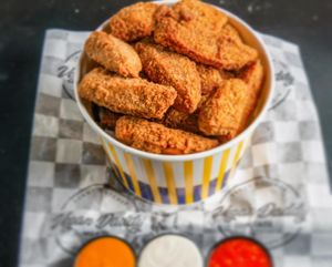 Bucket of Chik’n   at Vegan Daddy Meats in Salt Lake City