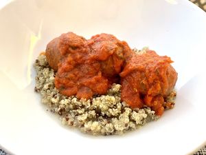 Kamal basha meatballs   at Made in Health in Cairo