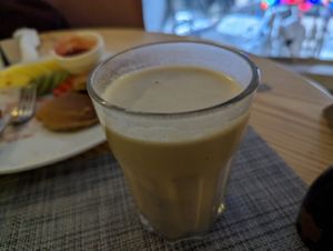 Vegan dream milkshake (sans whipped cream) at Made in Health in Cairo