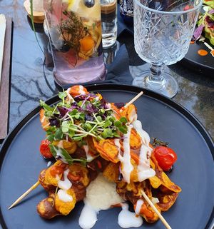 Kürbis Waffeln at Café am Bohlenplatz in Erlangen