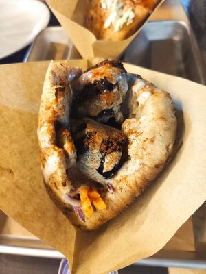 Falafel pita at EATERY in Athens