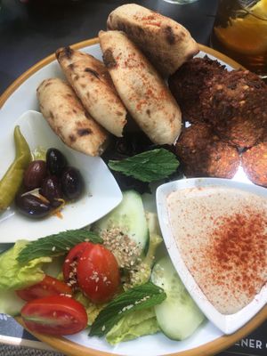 Falafel plate  at EATERY in Athens