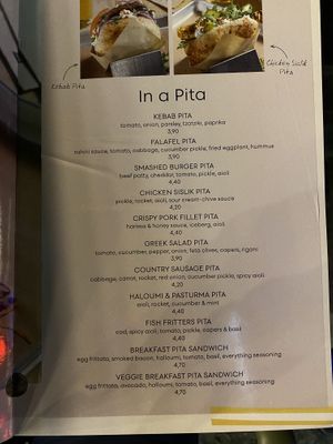 Menu  at EATERY in Athens