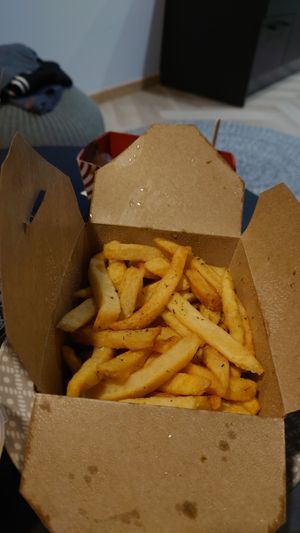 French fries with seasoning at EATERY in Athens