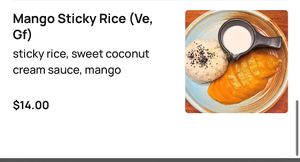 Vegan dessert Current menu 16/8/2025  at Boston Brewing Co in Hay