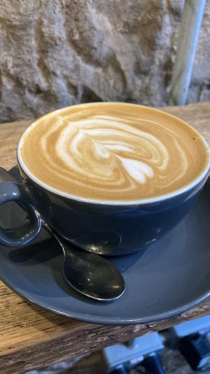 A great oat milk latte  at The Milkman in Edinburgh