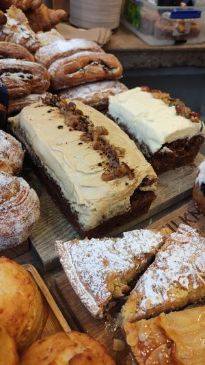 Vegan cakes at The Milkman in Edinburgh