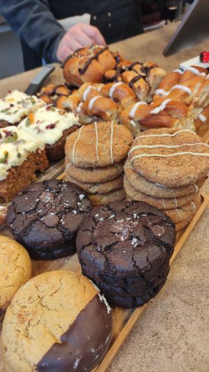 Vegan cookies at The Milkman in Edinburgh
