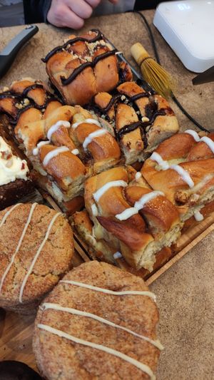 Vegan bakes at The Milkman in Edinburgh