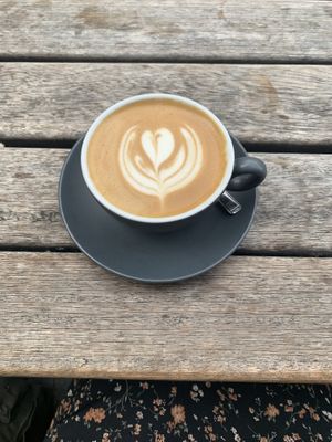 Oat latte  at The Milkman in Edinburgh
