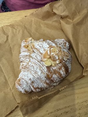 Almond croissant   at The Milkman in Edinburgh