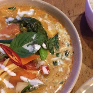 Red Curry Tofu at Green Thai in Newcastle