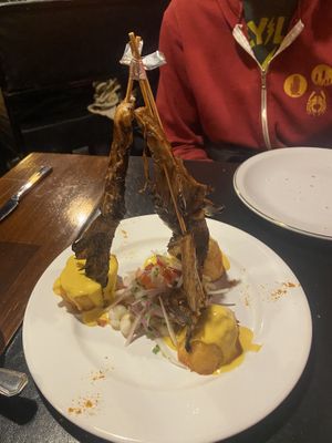 Antichucho de girgolas  at Guille Veggie in Buenos Aires