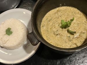 Tarwi Guille: potato heavy, a little bland  at Guille Veggie in Buenos Aires