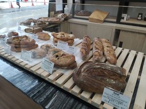 Various vegan-friendly organic bread at Only-Good-Stuff in Bangkok