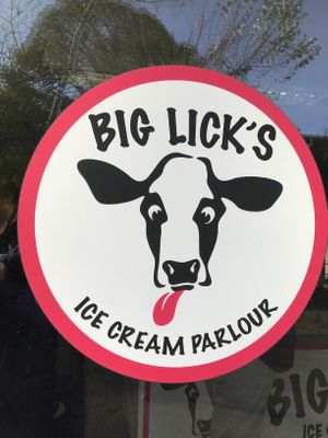 Logo outside  at Get Licks in Prudhoe