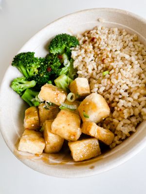 Tso’s Tofu  at Loving Hut in Reynoldsburg