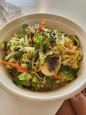 Soba noodles at Loving Hut in Reynoldsburg
