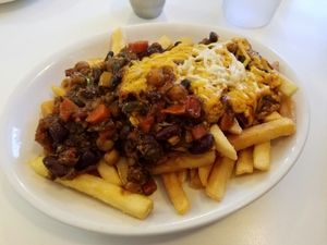 Chili Cheese Fries at Loving Hut in Reynoldsburg