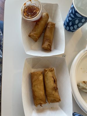 Spring rolls - delicious   at Loving Hut in Reynoldsburg