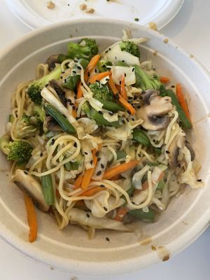Soba noodles - special of the day   at Loving Hut in Reynoldsburg