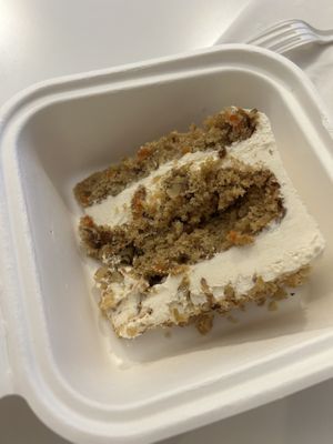 Carrot cakee  at Loving Hut in Reynoldsburg