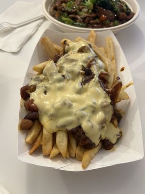 Chili cheese fries   at Loving Hut in Reynoldsburg