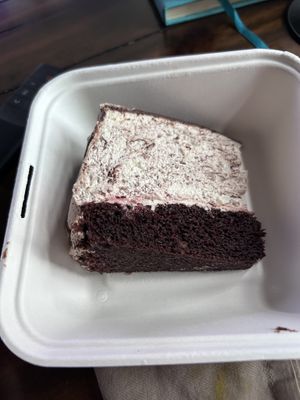 Chocolate strawberry moose cake  at Loving Hut in Reynoldsburg