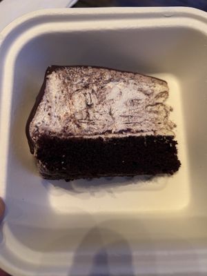 Raspberry chocolate moose  at Loving Hut in Reynoldsburg