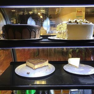 Loving Hut has so many delicious desserts! at Loving Hut in Reynoldsburg