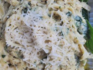 Taste like actual alfredo sauce-but its made from Cashews! at Loving Hut in Reynoldsburg