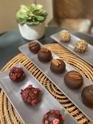 Gluten Free, Sugar Free, Lactose Free desserts 🧁  at Veranda Cafe in Marbella