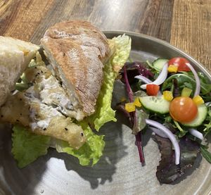 Banana blossom sandwich  at The Lounge in Bingley