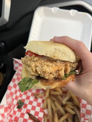 DAT PATTY IS AH-MAZING!  at The Smokin' Onion in Asheville