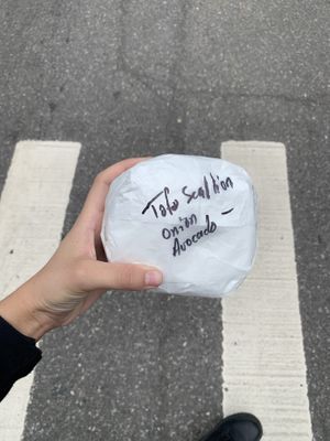 bagel wrap  at Finns Bagels in New York City