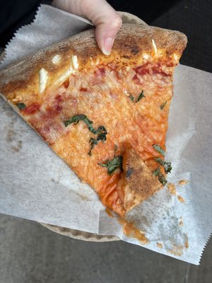  Vegan slice  at Vito's Slices and Ices in New York City