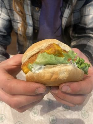 Fysh fillet  #Veganuary at Plant Power Fast Food - Craig Rd in Las Vegas